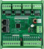 16- punkta inntak\/16- punktaútgang (transistor) io mát ESC-io 16- v2